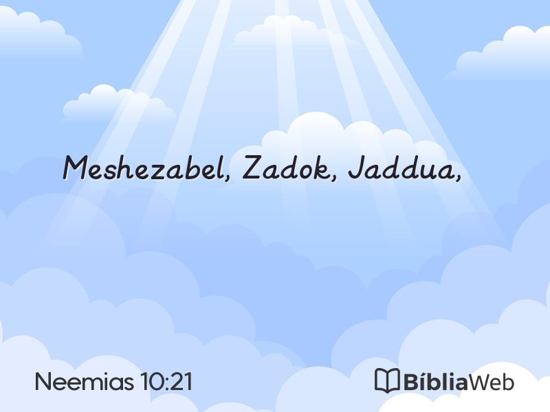 Neemias 10:21 em imagem para compartilhar