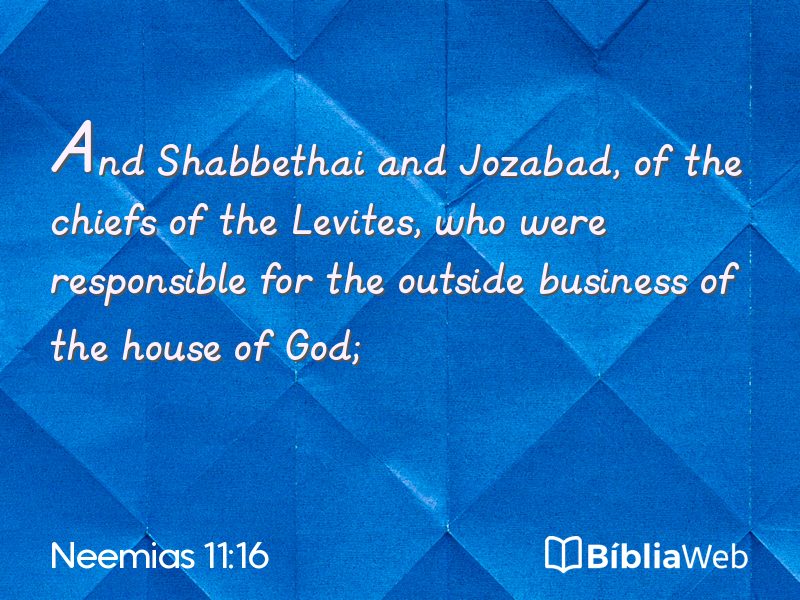 Neemias 11:16 em imagem para compartilhar