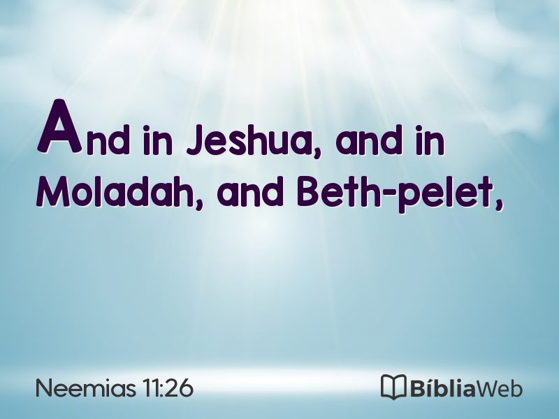 Neemias 11:26 em imagem para compartilhar