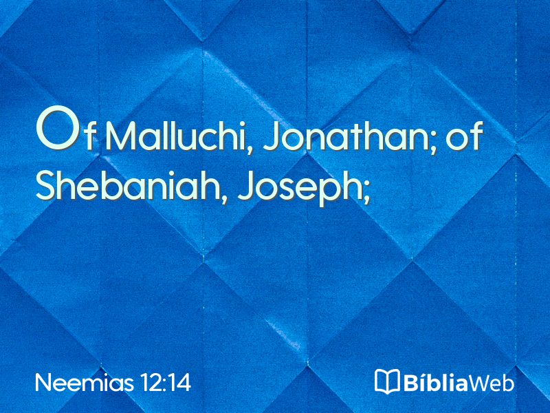 Neemias 12:14 em imagem para compartilhar