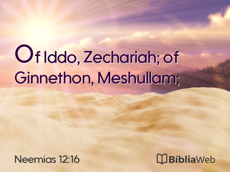 Neemias 12:16 em imagem para compartilhar
