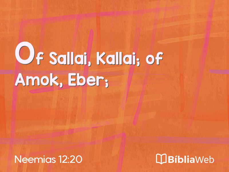 Neemias 12:20 em imagem para compartilhar
