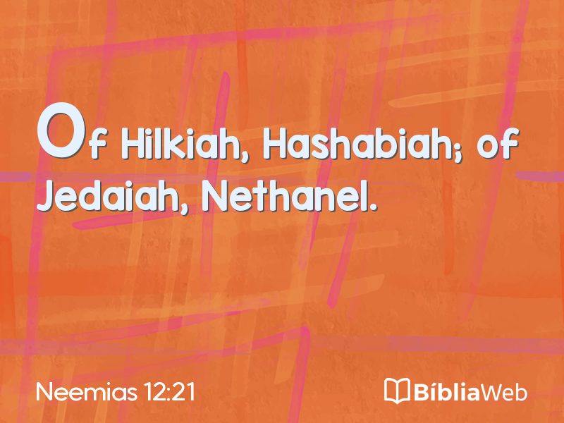 Neemias 12:21 em imagem para compartilhar