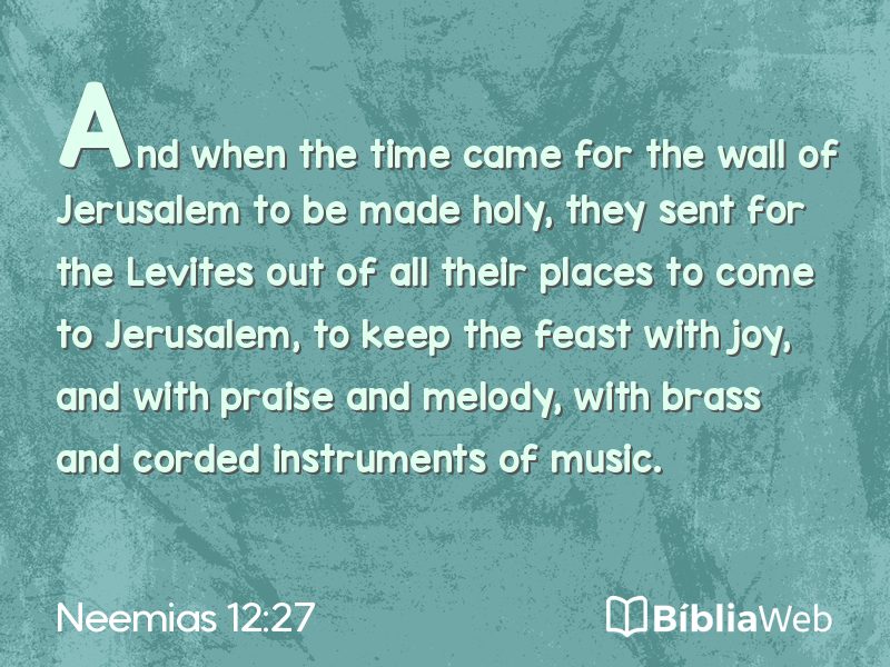 Neemias 12:27 em imagem para compartilhar