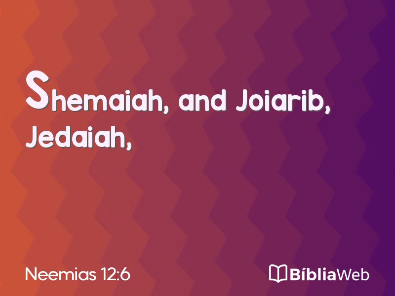 Neemias 12:6 em imagem para compartilhar