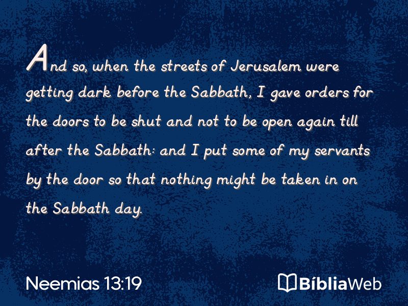 Neemias 13:19 em imagem para compartilhar