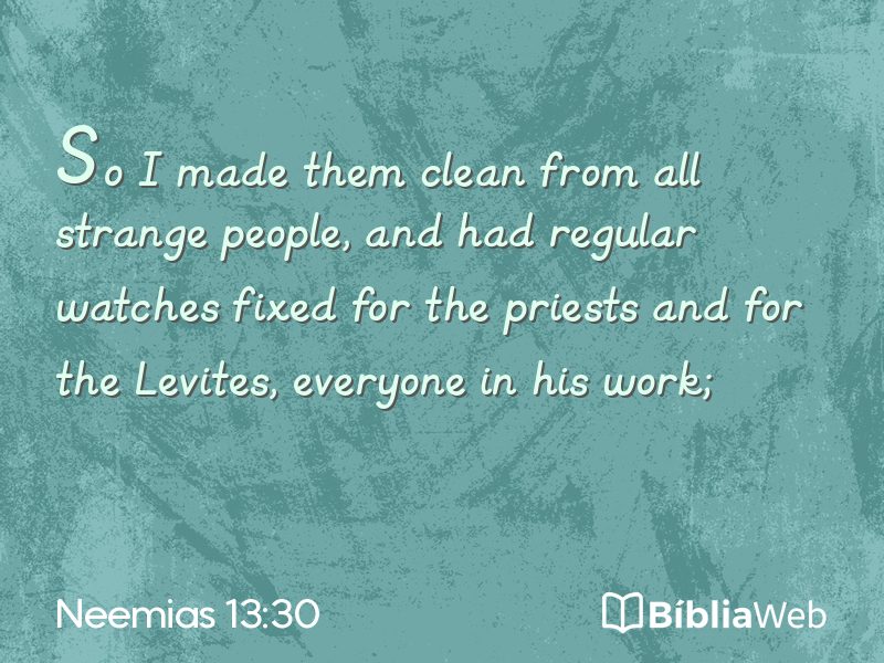Neemias 13:30 em imagem para compartilhar