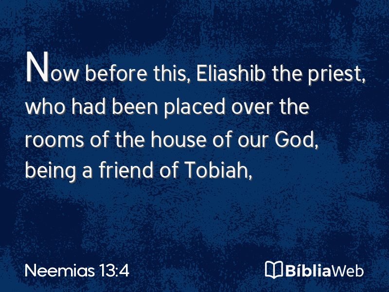 Neemias 13:4 em imagem para compartilhar