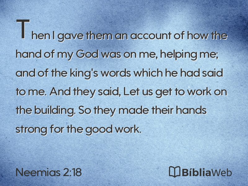 Neemias 2:18 em imagem para compartilhar