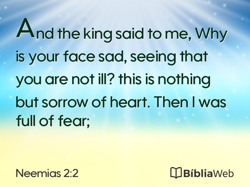 Neemias 2:2 em imagem para compartilhar