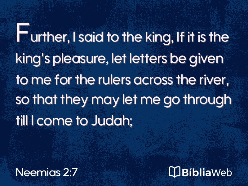 Neemias 2:7 em imagem para compartilhar