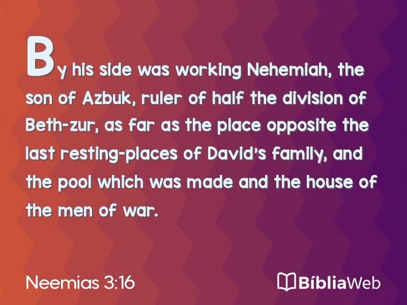 Neemias 3:16 em imagem para compartilhar