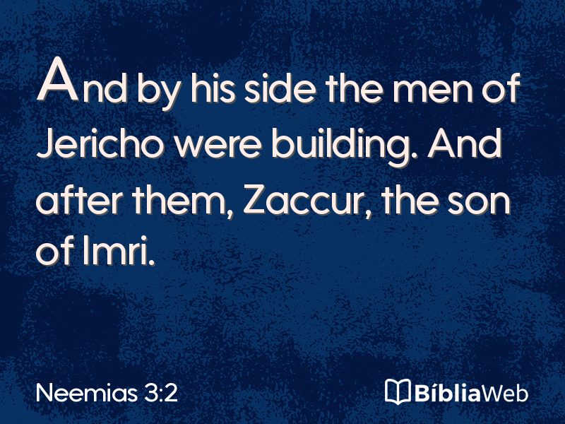 Neemias 3:2 em imagem para compartilhar