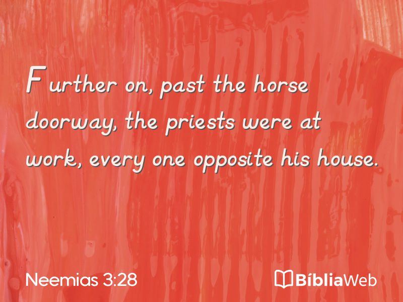 Neemias 3:28 em imagem para compartilhar