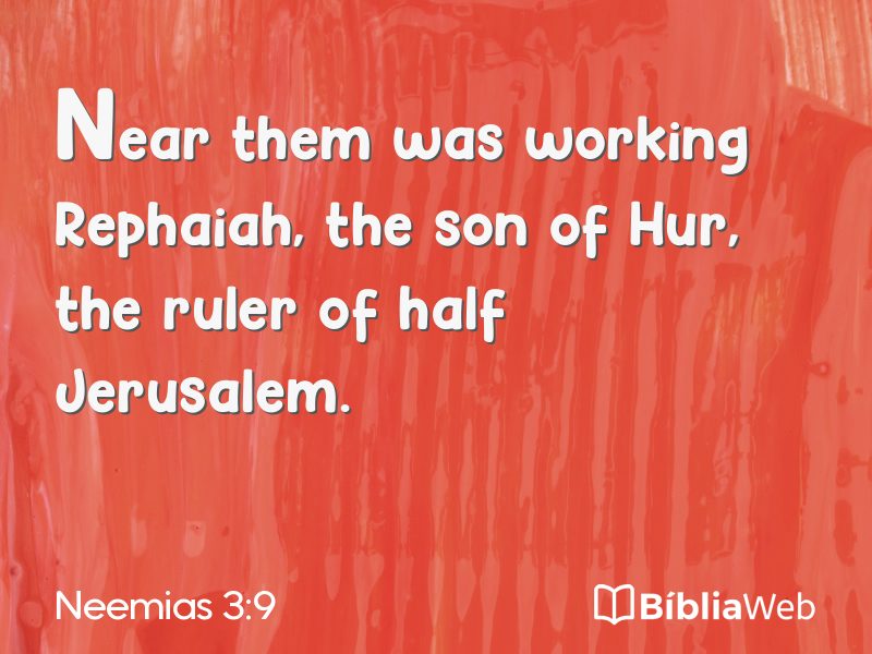 Neemias 3:9 em imagem para compartilhar