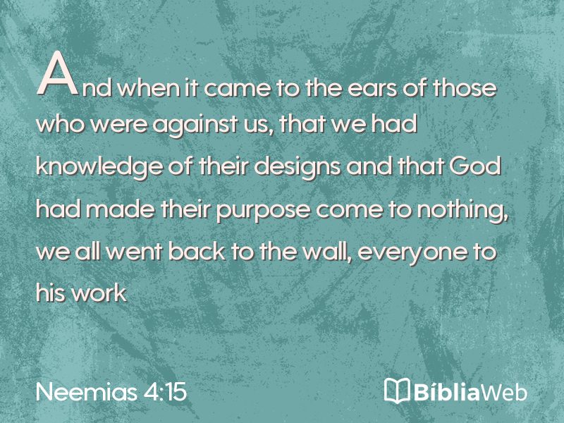Neemias 4:15 em imagem para compartilhar