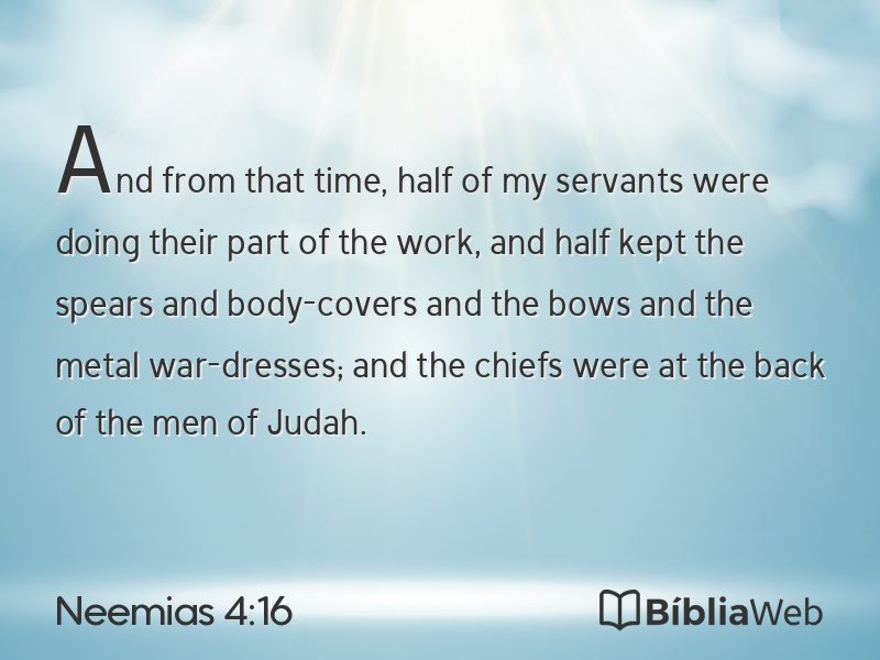Neemias 4:16 em imagem para compartilhar