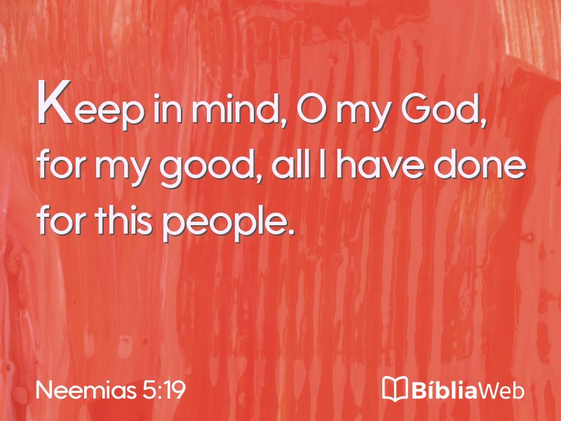 Neemias 5:19 em imagem para compartilhar