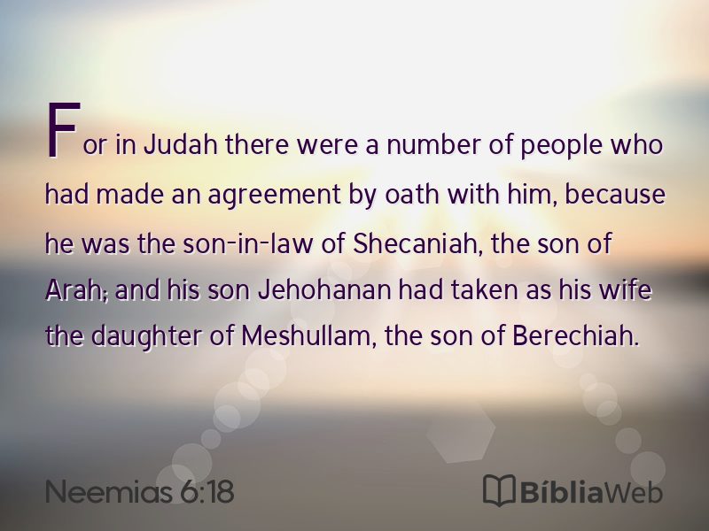 Neemias 6:18 em imagem para compartilhar