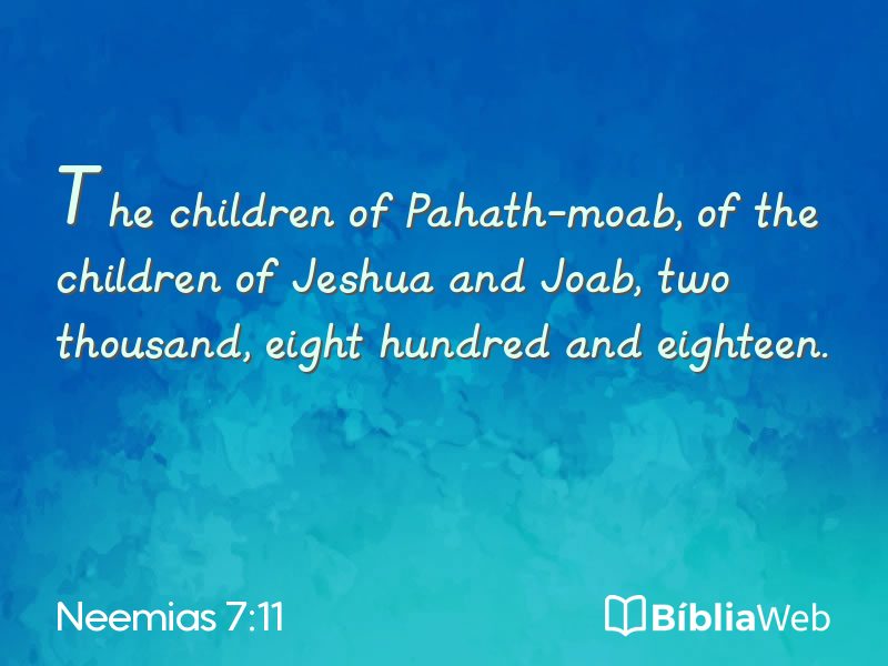 Neemias 7:11 em imagem para compartilhar
