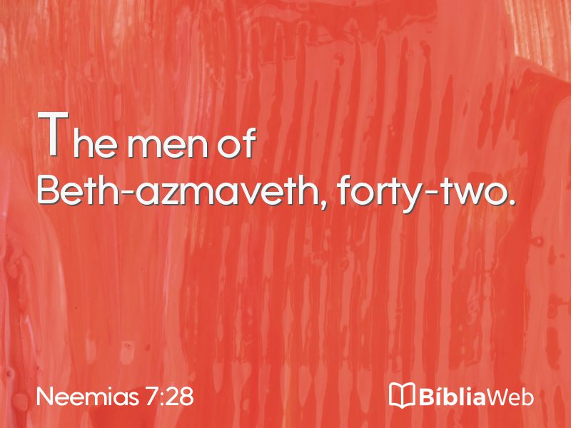 Neemias 7:28 em imagem para compartilhar