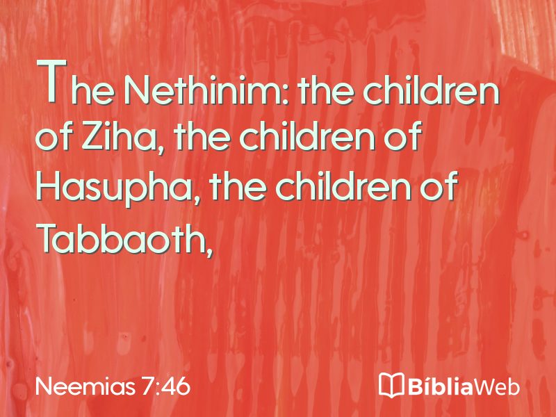 Neemias 7:46 em imagem para compartilhar