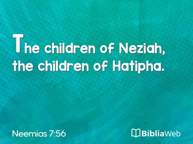 Neemias 7:56 em imagem para compartilhar