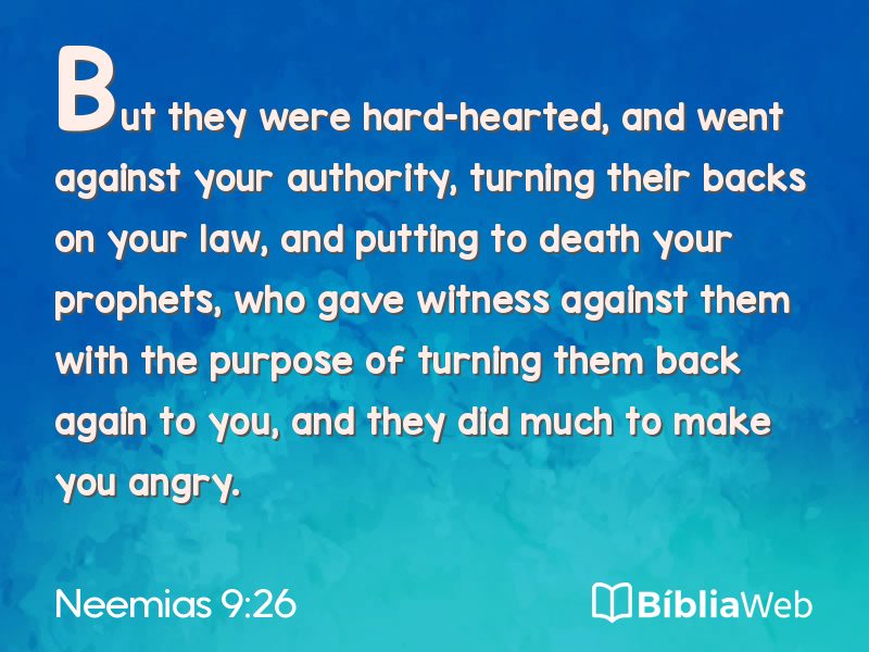 Neemias 9:26 em imagem para compartilhar