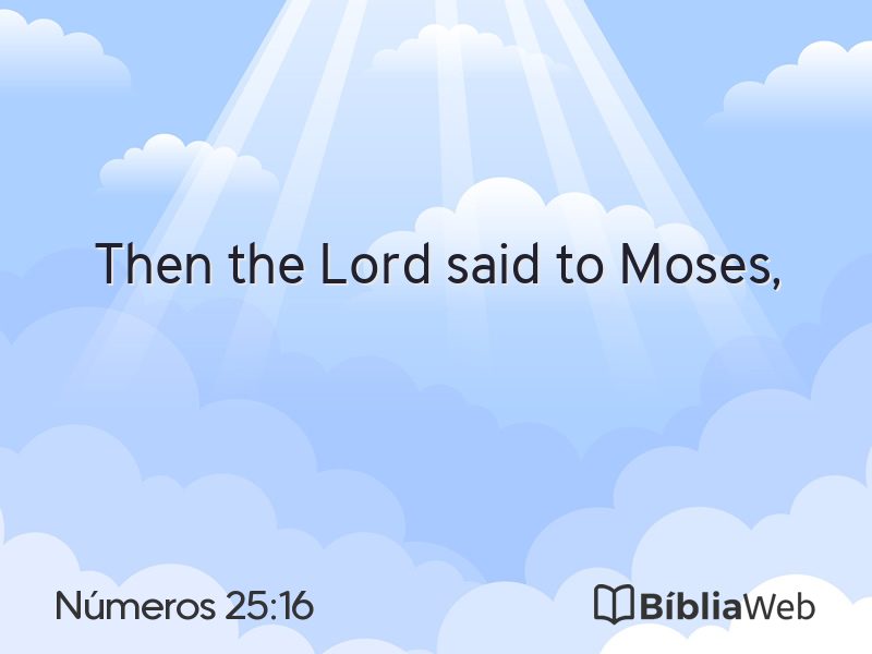 Números 25:16 em imagem para compartilhar