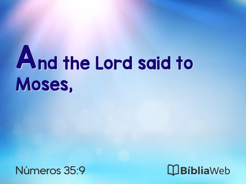 Números 35:9 em imagem para compartilhar