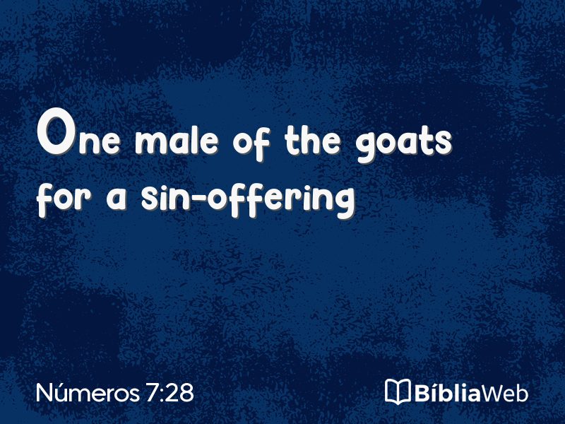 Números 7:28 em imagem para compartilhar