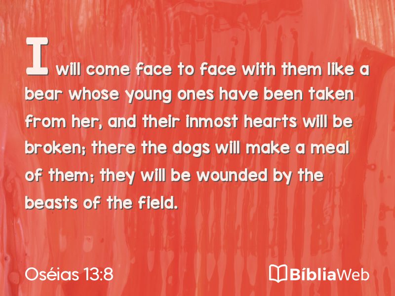 Oséias 13:8 em imagem para compartilhar