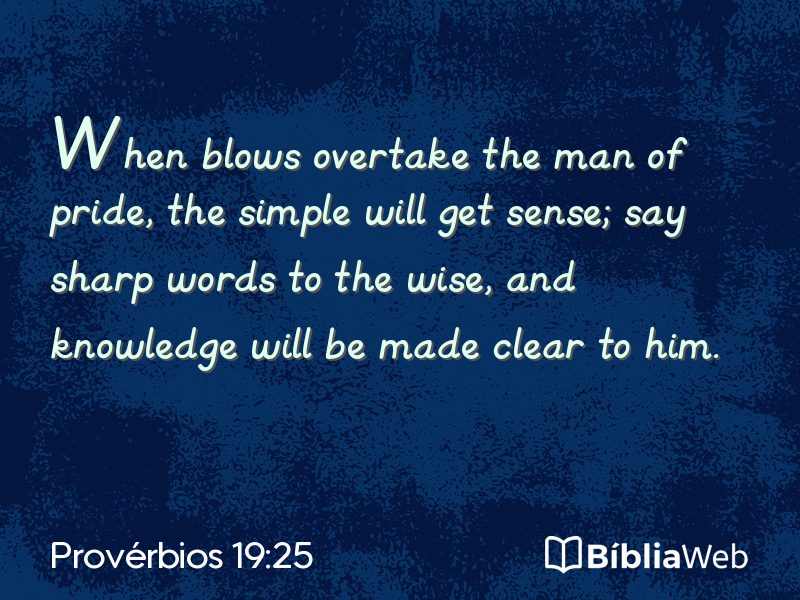 Provérbios 19:25 em imagem para compartilhar