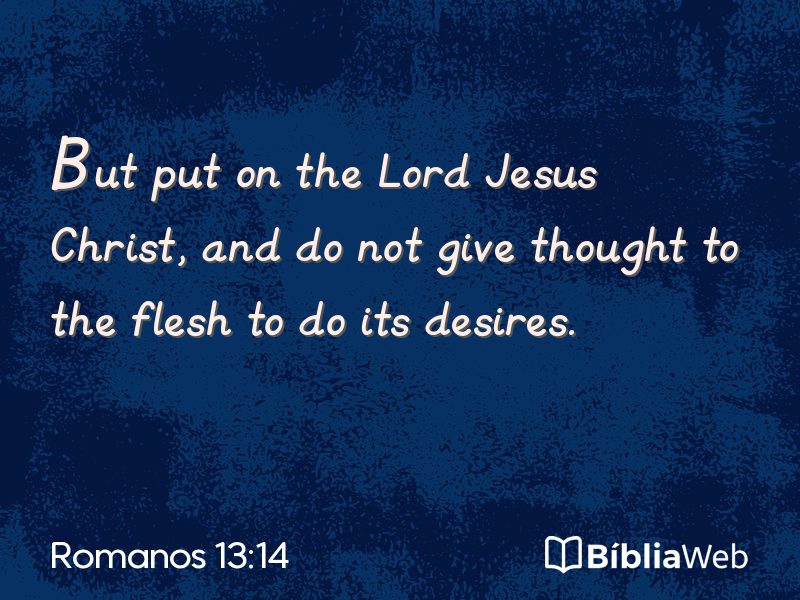 Romanos 13:14 em imagem para compartilhar