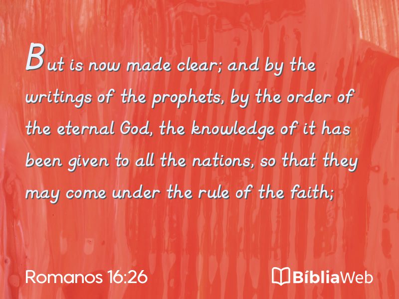 Romanos 16:26 em imagem para compartilhar