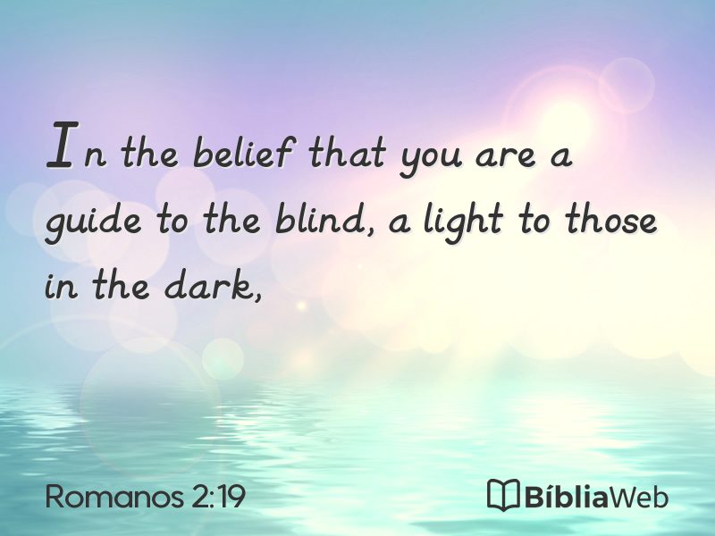 Romanos 2:19 em imagem para compartilhar