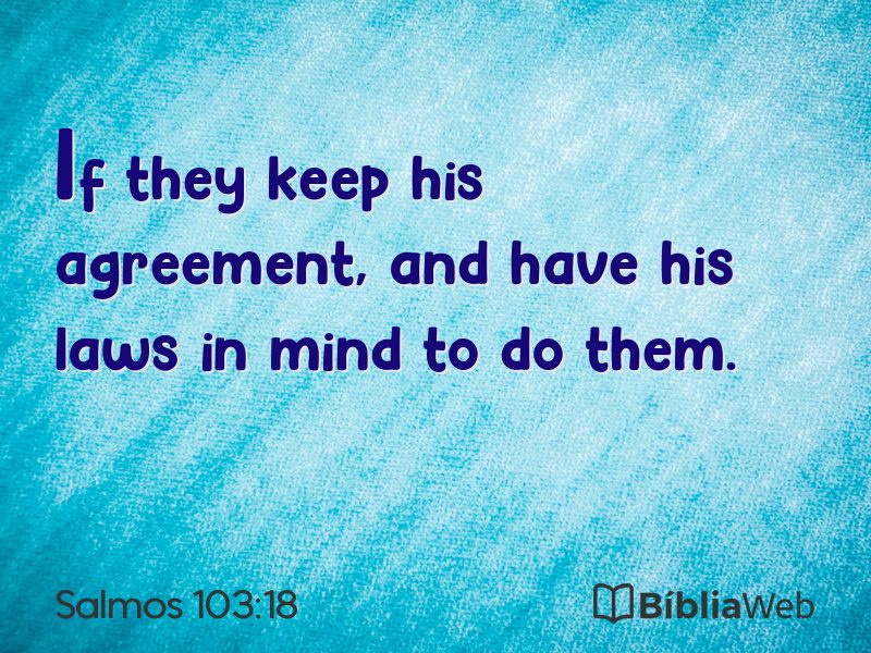 Salmos 103:18 em imagem para compartilhar