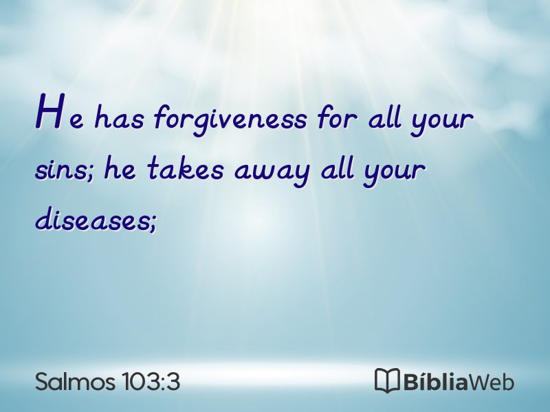 Salmos 103:3 em imagem para compartilhar