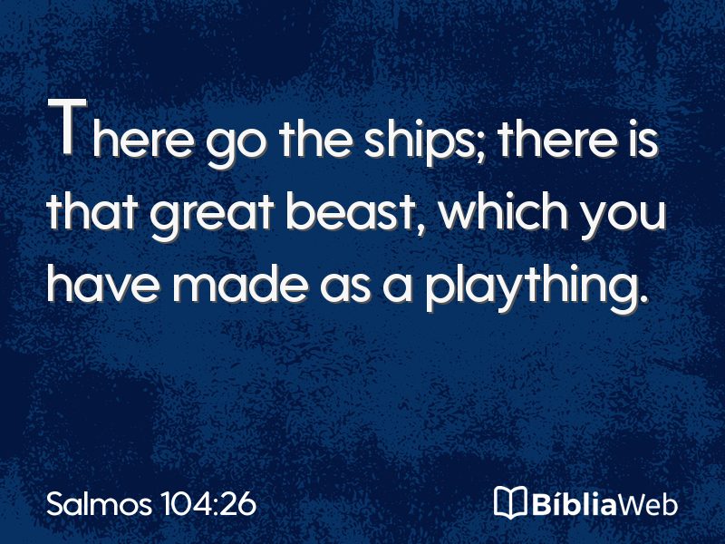 Salmos 104:26 em imagem para compartilhar