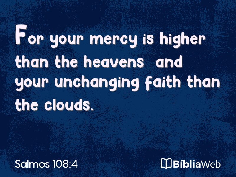 Salmos 108:4 em imagem para compartilhar