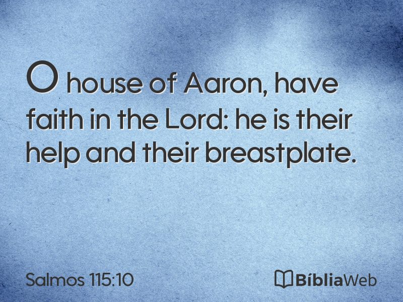Salmos 115:10 em imagem para compartilhar