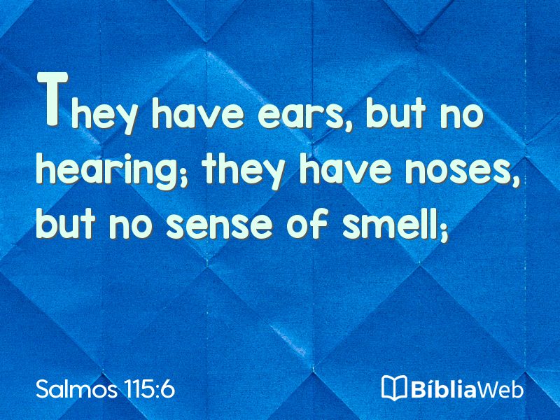 Salmos 115:6 em imagem para compartilhar