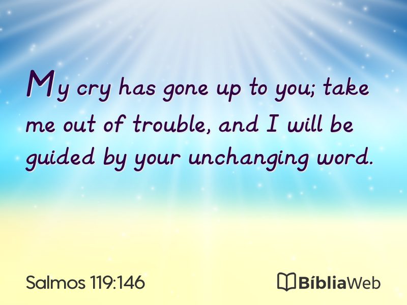 Salmos 119:146 em imagem para compartilhar