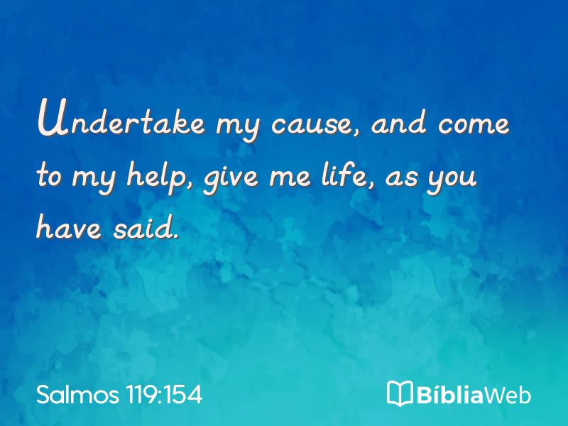 Salmos 119:154 em imagem para compartilhar
