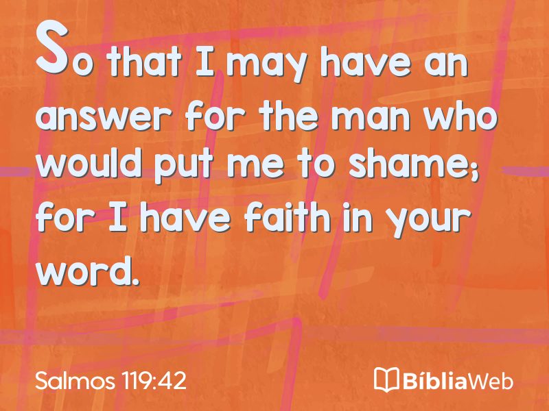 Salmos 119:42 em imagem para compartilhar