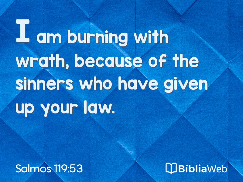 Salmos 119:53 em imagem para compartilhar