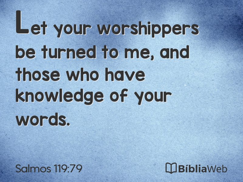 Salmos 119:79 em imagem para compartilhar