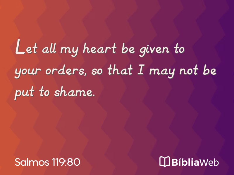 Salmos 119:80 em imagem para compartilhar