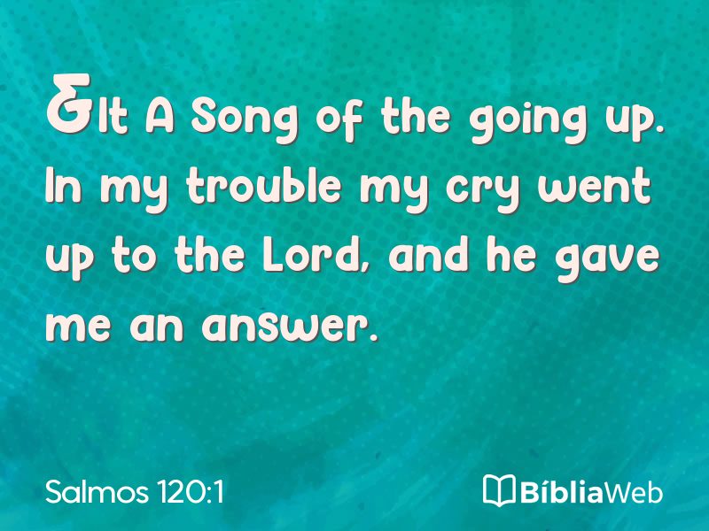 Salmos 120:1 em imagem para compartilhar