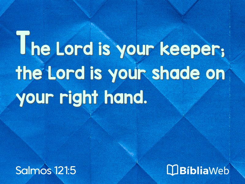 Salmos 121:5 em imagem para compartilhar